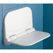 Dino Tilt-Up Shower Seat in White
