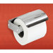 Ascot Toilet Paper Holder with Cover in Chrome