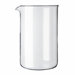 Spare Glass (Plastic) French Press 8 Cup Shatter Resistant Replacement Carafe