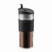 Bodum Bistro Double-Walled Stainless-Steel Travel Mug with Radial Sip-Anywhere Lid 11044- Color: Off white Coffee