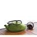 28 Oz Cast Iron Teapot in Green Mist
