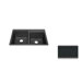 33" x 22" Granix Summun Double Bowl Undermount Kitchen Sink
