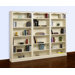 Cape Cod Tall 3-Piece Wall Bookcase in Pearl White