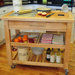 Pro Chef Kitchen Cart with Granite Top