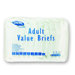 Value Series Adult Briefs in White
