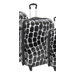 Shiny Oval Wave 24" Upright Suitcase