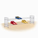 Expandable/Stackable Mesh Sided Shoe Rack