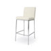 Emilia 30" Vinyl Barstool in Ivory
