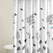 Asian Lily Shower Curtain in White