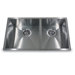 Double Offset Undermount Kitchen Sink in Satin