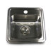 15" x 15" Single Bowl Stainless Steel Self Rimming Bar Sink