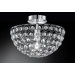Holly Flush Ceiling Light in Chrome