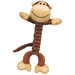 Braidz Monkey Plush Dog Toy