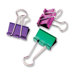 Binder Clip, Small, 3/4", 8/PK, Metallic Assorted