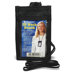 ID Neck Pouch,Vertical,Adjustable 20" Cord,3-1/2"x2-1/4", BK