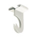 Suspended Ceiling Hook, 2" Long, 2 per Pack, White