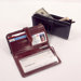High Polished Cowhide Aniline "Kabul" Leather Checkbook Wallet