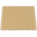 Raised Coin Multi-Purpose PVC Floor Tile in Beige (Pack of 6)