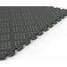 Raised Diamond Pattern Garage PVC Floor Tile in Metallic Graphite (Pack of 6)