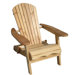 Stained Simple Adirondack Chair