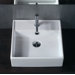 Ceramica 18.3" x 18.3" Vessel Sink in White
