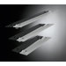 Duemila 23.6" x 5.1" Frosted Glass Shelf in Polished Chrome