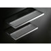 Skuara 19.7" Shelf with Safety Frosted Glass in Polished Chrome