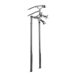 Axel Free Standing Floor Mount Triple Handle Volume Control Shower Panel