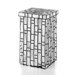 Sesti Rectangles Burnished Metal Laundry Basket with Lid