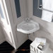 Kerasan Retro Wall Mounted Bathroom Corner Sink