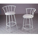 24" Swivel Barstool in Ivory