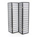 Four Panel Screen in Black
