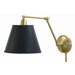 Library Lamp in Weathered Brass