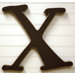 New Capital Letter - X