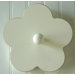 Antique White Hand Painted Flower Peg