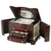 Rita Locking Jewelry Box with Pearl Pulls in Cherry