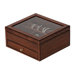 Quinn Glass Top Jewelry Box
