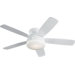 52" Traverse 5 Blade Semi-Flush Ceiling Fan