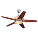 60" Arch 5 Blade Ceiling Fan with Remote