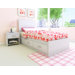 Willow Storage Platform 4 Piece Bedroom Collection