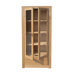 Churchill Oak 2010 Display Rack Cabinet in Natural Oak