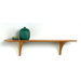 Long Mission Craft Bracket Shelf in Honey Oak
