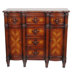 Chest with Six Drawers and Two Doors in Burled Pecan