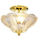 2 Light Semi-Flush Mount