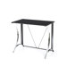 Calico Monterey Writing Desk with Black Glass