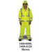 High-Vis Green Typhoon Heavy Duty 300D Polyester Fly Front Bib Overall With Precision Fit Technology�