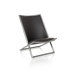 Geiger Leather Scissor Chair
