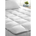 Down Mattress Pad in White