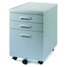 MP-01 Mobile File Cabinet with Two Drawers in Light Grey
