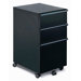 MP-03 Mobile File Cabinet with Three Drawers in Black